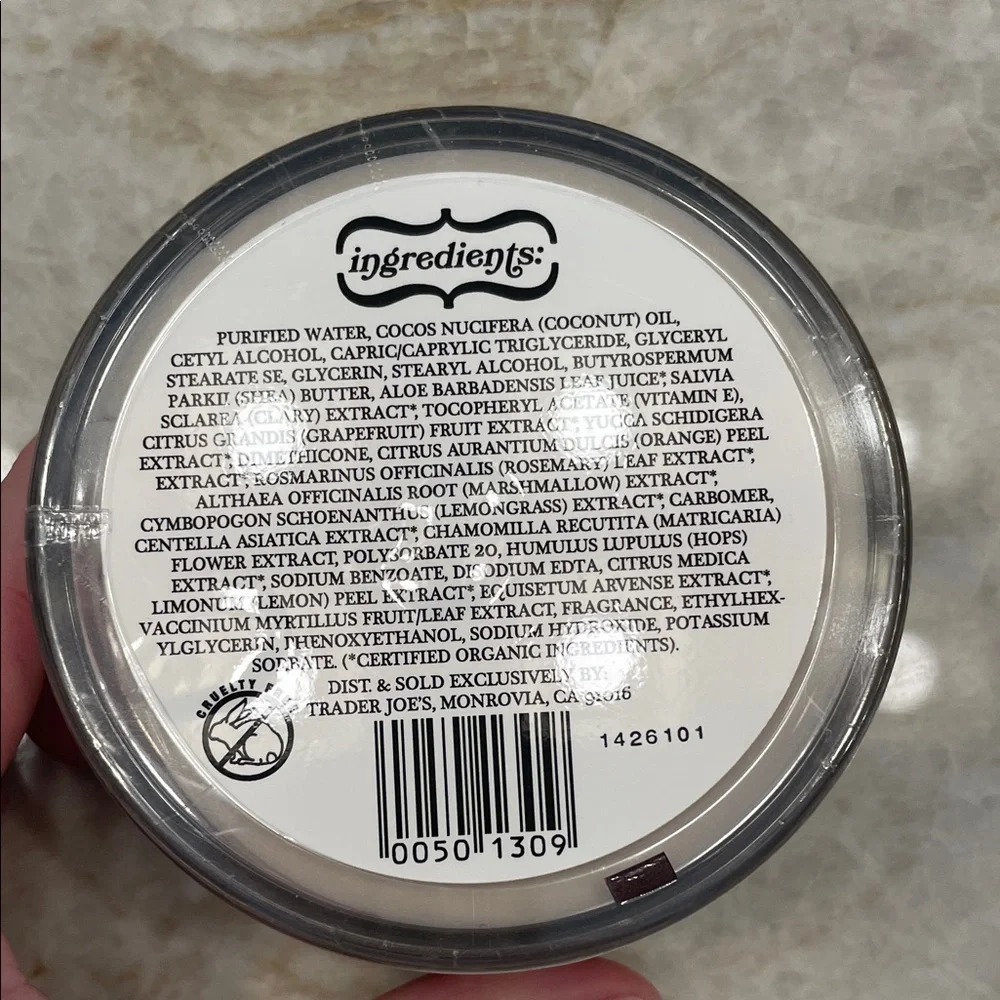 BRAND NEW TRADER JOES COCONUT BODY BUTTER! - Picture 3 of 3